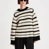 Stylein Aldo Sweater - Cream Stripe