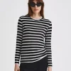 Stylein Canvey Top - Black With Stripes