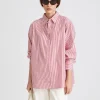 Stylein Jeanne Shirt - Red Striped