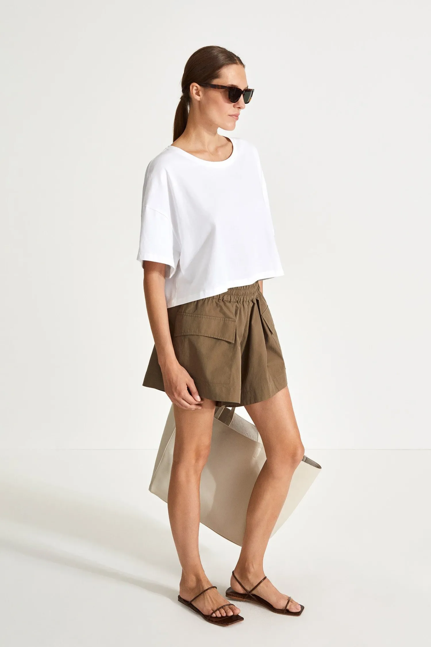 Stylein Sonya Shorts - Army Green