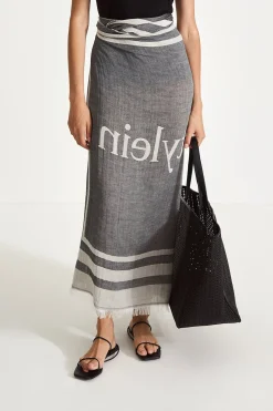 Stylein York Sarong - Black & Cream