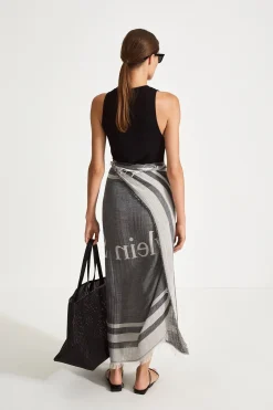 Stylein York Sarong - Black & Cream
