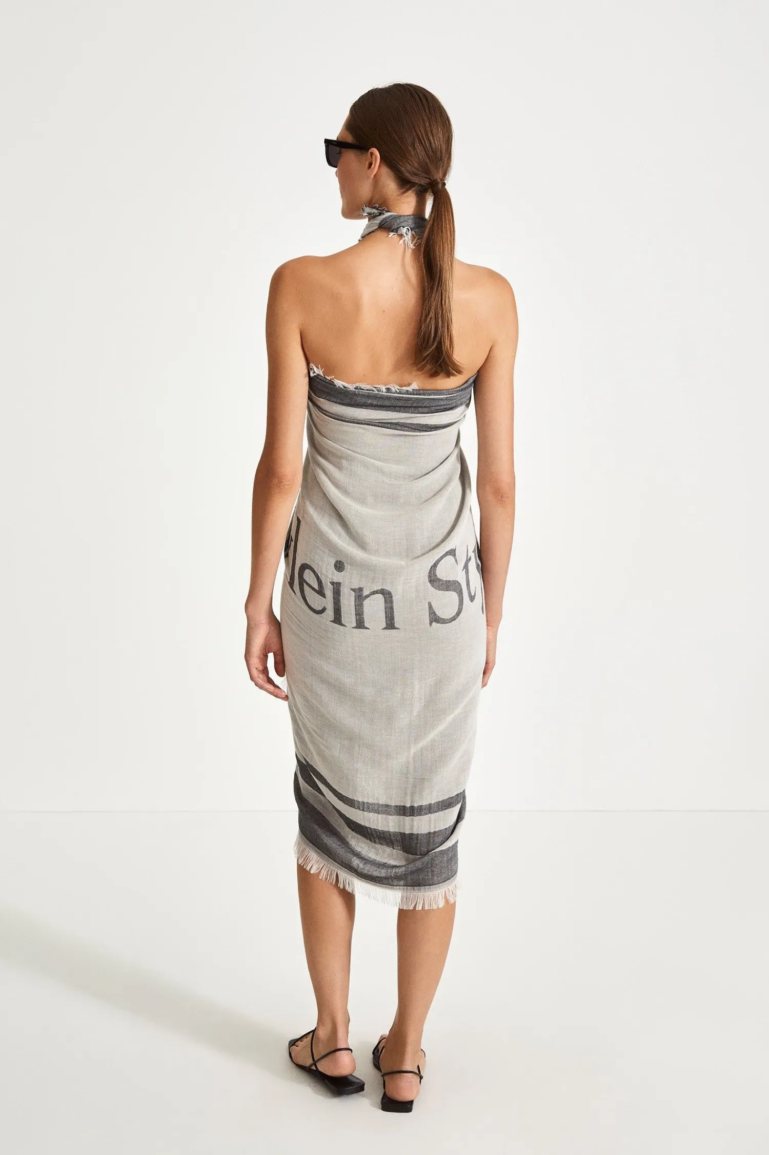 Stylein York Sarong - Black & Cream